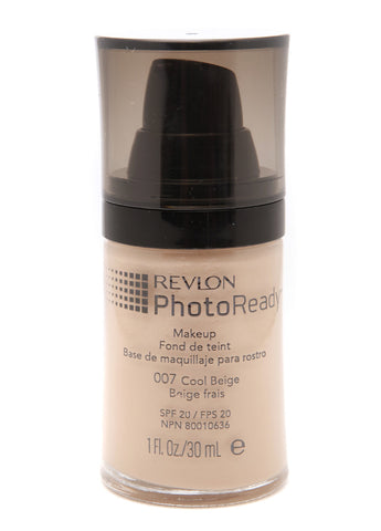 REVLON PHOTOREADY Makeup #007 COOL BEIGE Liquid Foundation SPF 20