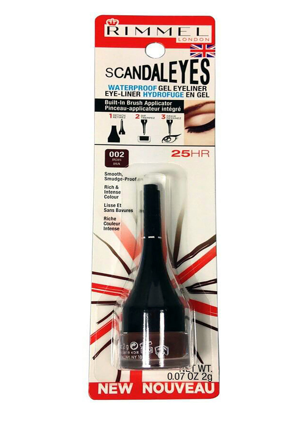 Rimmel Scandaleyes Waterproof Gel Eyeliner #002 Brown