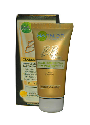 Garnier Classic Miracle Skin Perfector Dailly Moisturiser BB Cream Light 50ml