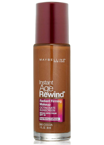 Maybelline New York Instant Age Rewind Radiant Firming SPF 18 Makeup #360 Cocoa
