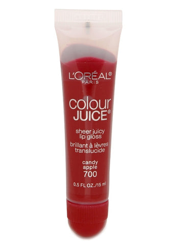 L'Oreal Color Juice Sheer Juicy Lip Gloss   #700 Candy Apple