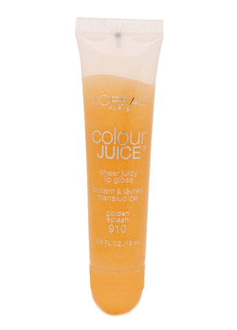 L'Oreal Color Juice Sheer Juicy Lip Gloss   #910 golden splash