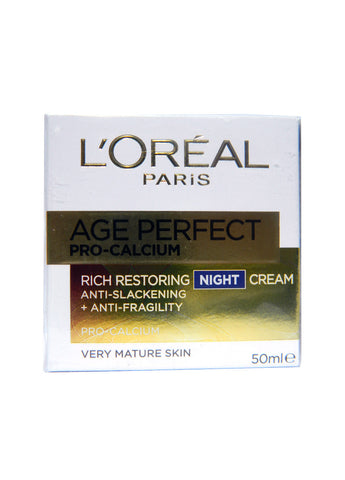 L'Oreal Age Perfect Pro Calcium Rich Restoring Night Cream 50ml